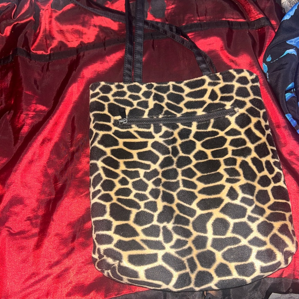 Giraffe Print Tote Bag